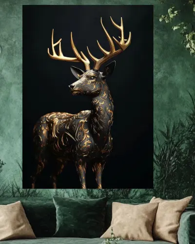 Tableau Cerf Moderne